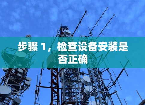 步骤 1，检查设备安装是否正确