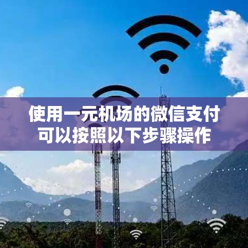 使用一元机场的微信支付可以按照以下步骤操作