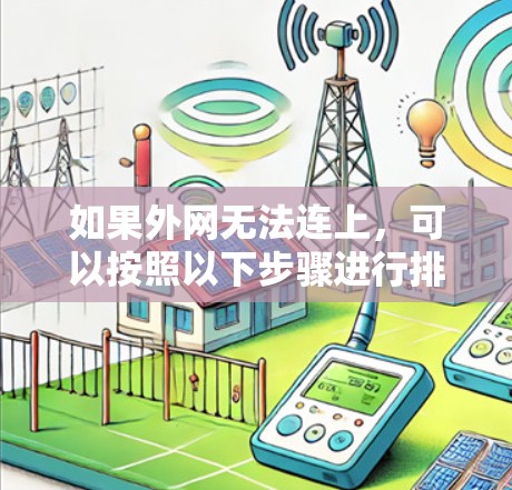 如果外网无法连上，可以按照以下步骤进行排查和解决