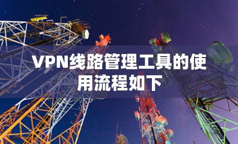 VPN线路管理工具的使用流程如下 VPN线路管理工具的使用流程如下