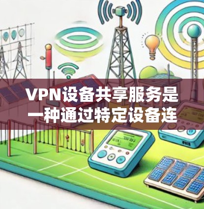 VPN设备共享服务是一种通过特定设备连接到目标服务器，用户可以在这些设备上使用VPN功能的共享服务。以下是详细步骤和注意事项