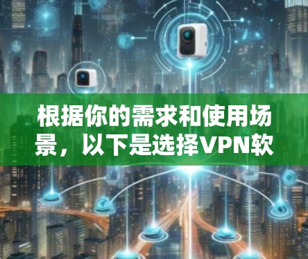根据你的需求和使用场景，以下是选择VPN软件的建议