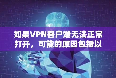 如果VPN客户端无法正常打开，可能的原因包括以下几种情况