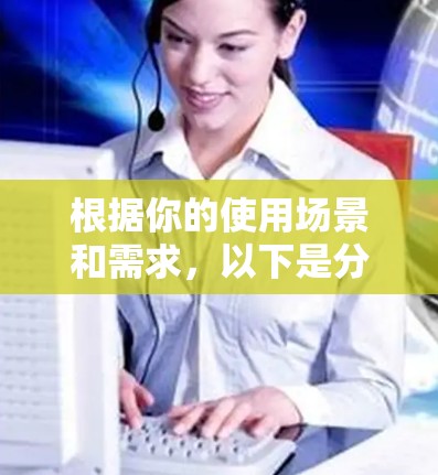 根据你的使用场景和需求,以下是分步骤的推荐和建议 根据你的使用场景和需求,以下是分步骤的推荐和建议
