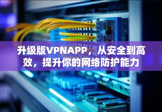升级版VPNAPP，从安全到高效，提升你的网络防护能力