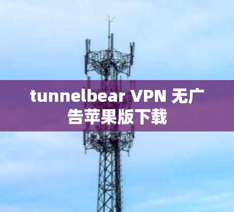 tunnelbear VPN 无广告苹果版下载