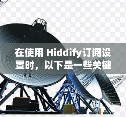 在使用 Hiddify订阅设置时，以下是一些关键步骤和注意事项